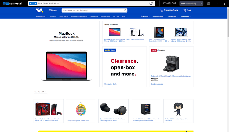 Samesurf Cobrowse on Best Buy