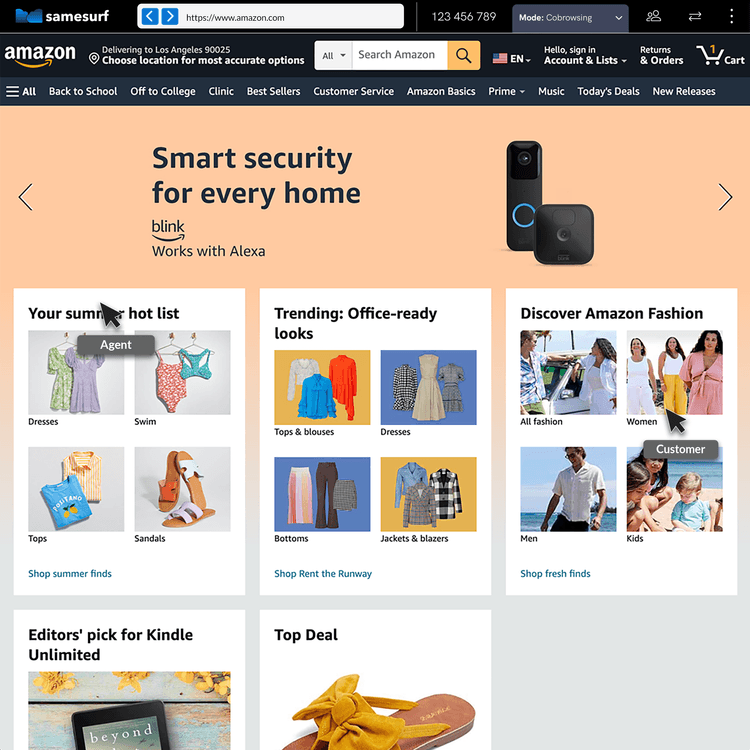 Samesurf Features- Cobrowsing